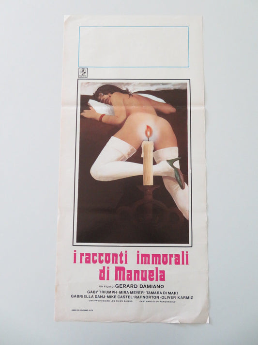 I RACCONTI IMMORALI DI MANUELA ITALIAN LOCANDINA POSTER GABY TRIUMPH MEYER 1979 Movie posters