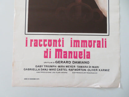 I RACCONTI IMMORALI DI MANUELA ITALIAN LOCANDINA POSTER GABY TRIUMPH MEYER 1979 Movie posters