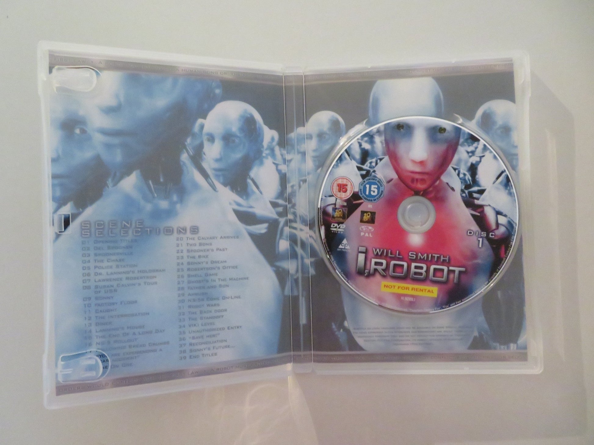 I, ROBOT (DVD) WILL SMITH BRIDGET MOYNAHAN 2004 REGION 2 Movie posters