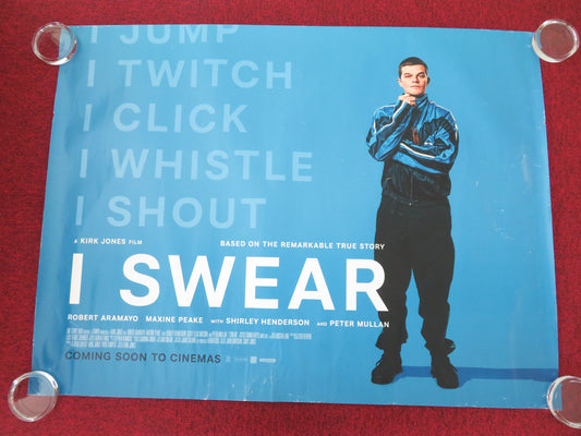 I Swear - A UK Quad Rolled Poster Robert Aramayo, Maxine Peake 2025 Movie posters