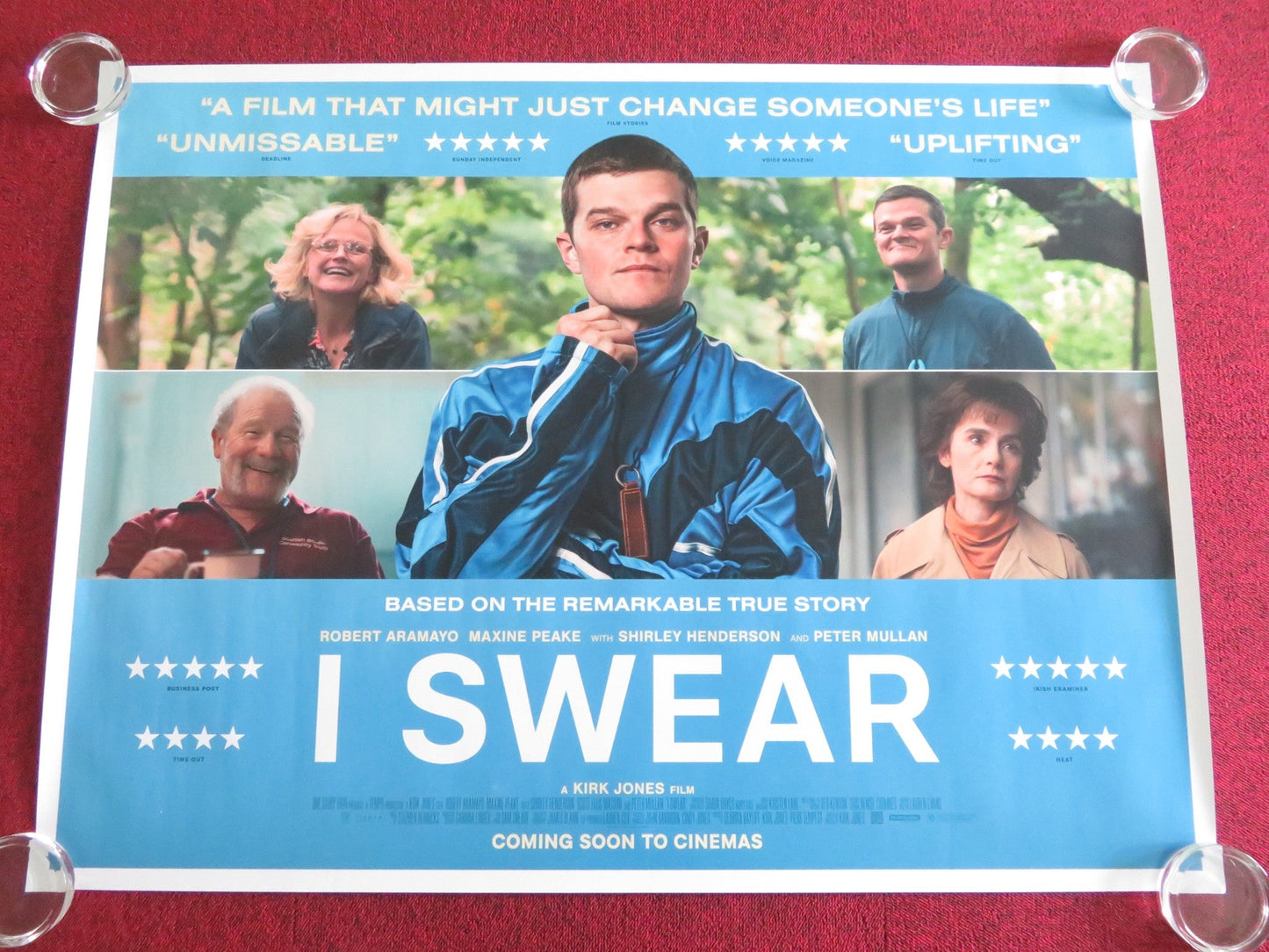I SWEAR - B UK QUAD ROLLED POSTER ROBERT ARAMAYO MAXINE PEAKE 2025 Movie posters