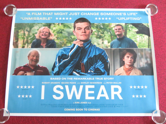 I SWEAR - B UK QUAD ROLLED POSTER ROBERT ARAMAYO MAXINE PEAKE 2025 Movie posters