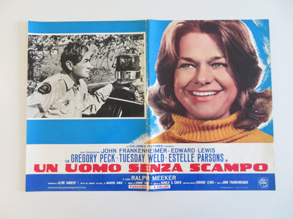 I WALK THE LINE - A ITALIAN FOTOBUSTA POSTER GREGORY PECK TUESDAY WELD 1971 Rendezvous Cinema Movie posters
