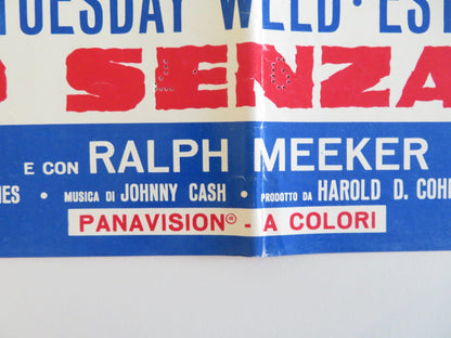 I WALK THE LINE - F ITALIAN FOTOBUSTA POSTER GREGORY PECK TUESDAY WELD 1971 Rendezvous Cinema Movie posters