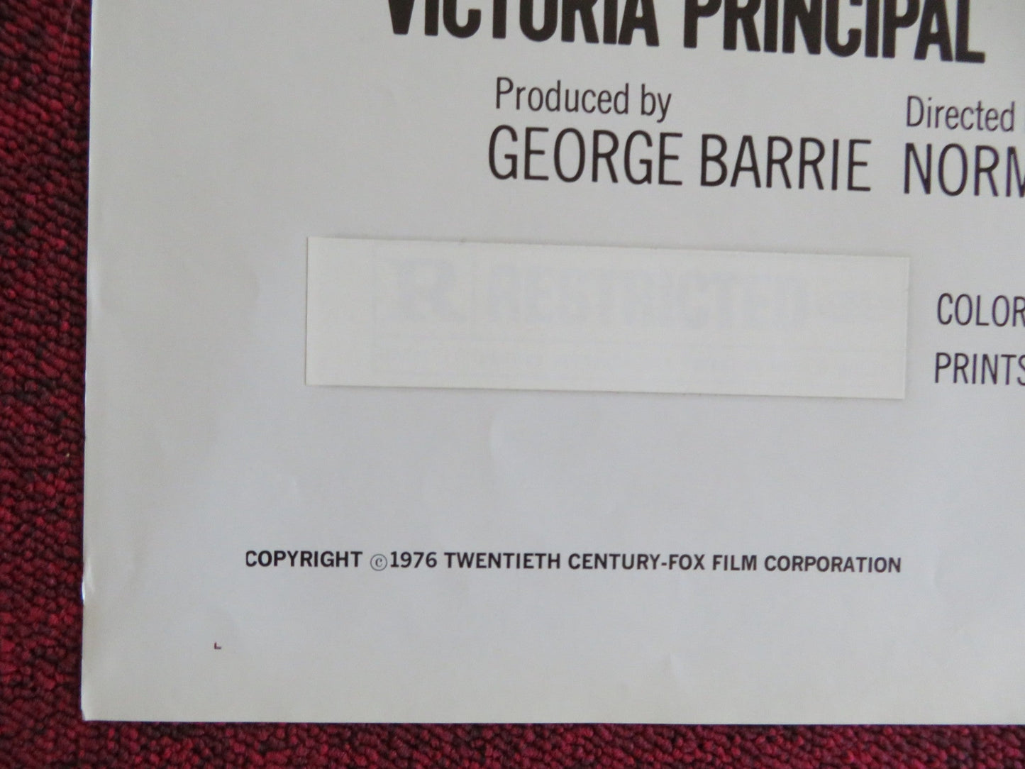 I WILL, I WILL... FOR NOW - B FOLDED US ONE SHEET POSTER ELLIOTT GOULD 1976 Rendezvous Cinema Movie posters