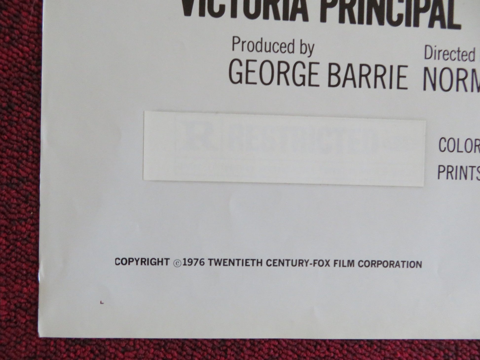 I WILL, I WILL... FOR NOW - B FOLDED US ONE SHEET POSTER ELLIOTT GOULD 1976 Rendezvous Cinema Movie posters