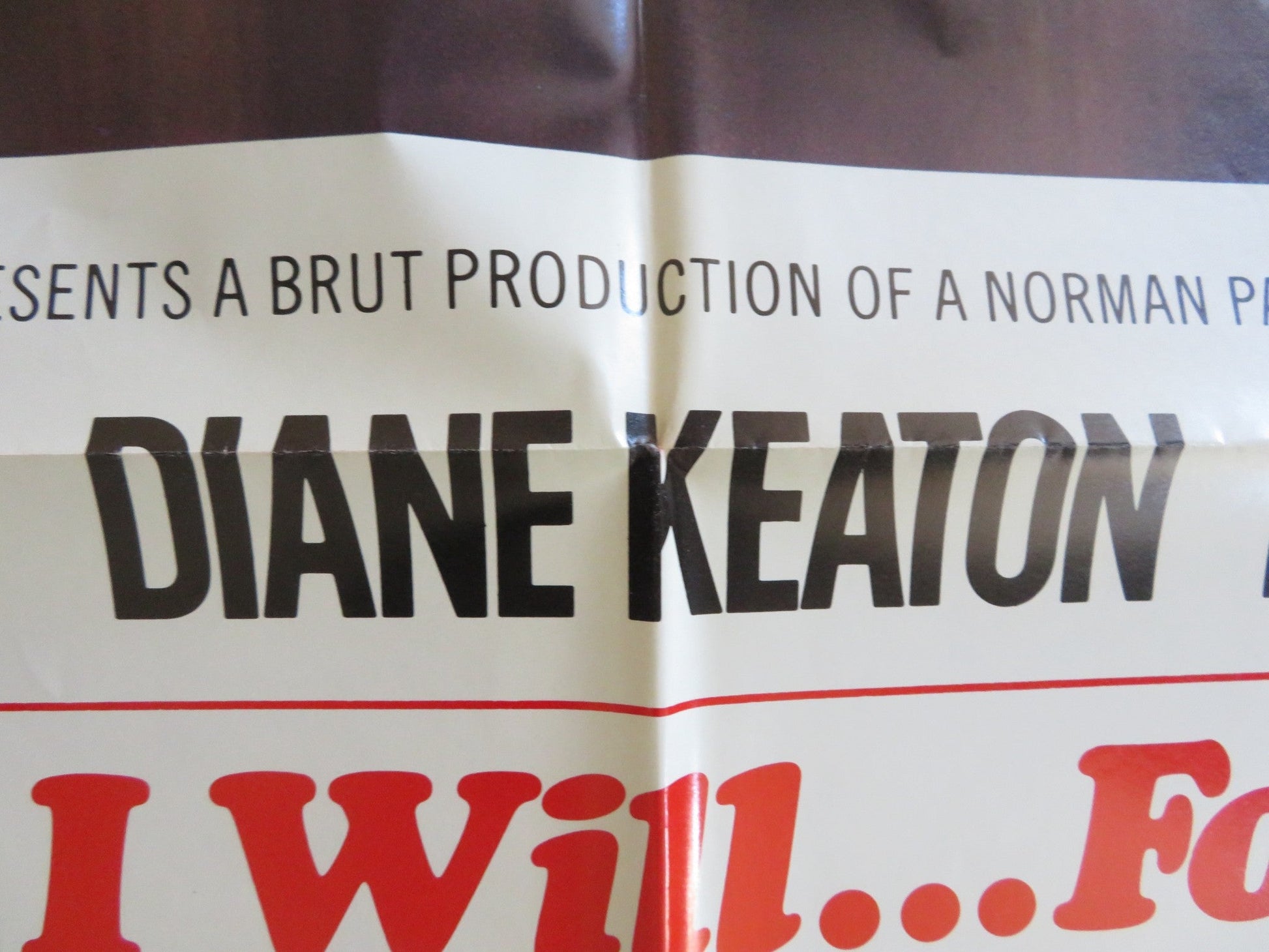 I WILL, I WILL... FOR NOW - B FOLDED US ONE SHEET POSTER ELLIOTT GOULD 1976 Rendezvous Cinema Movie posters