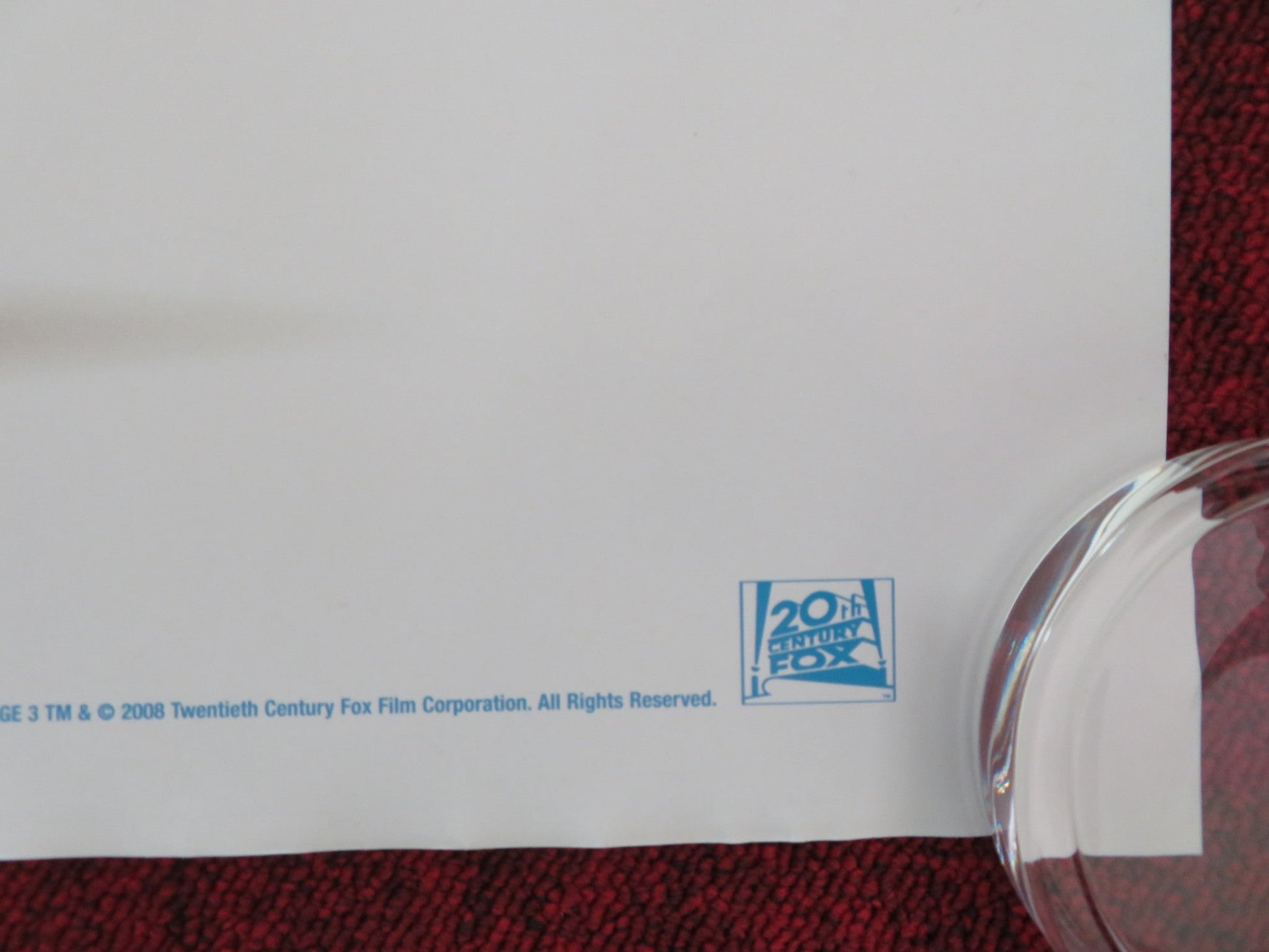 ICE AGE 3: DAWN OF THE DINOSAUS - B UK QUAD ROLLED POSTER SIMON PEGG ROMANO 2009 Movie posters