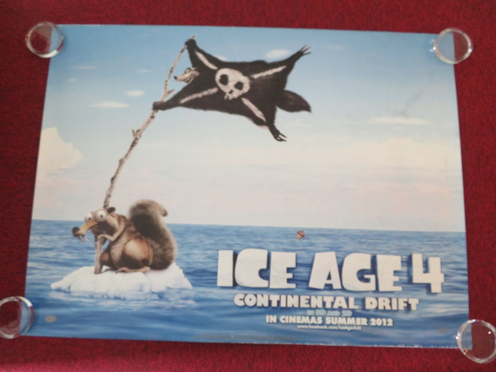 Ice Age 4: Continental Drift - B UK Quad Rolled Poster Nick Frost Josh Gad 2012 Movie posters