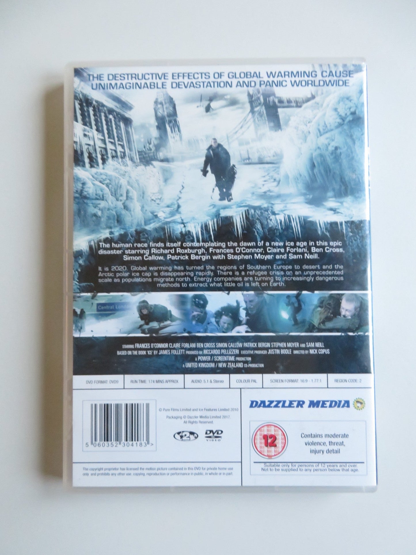 ICE (DVD) SAM NEILL STEPHEN MOYER 2011 REGION 2 Movie posters