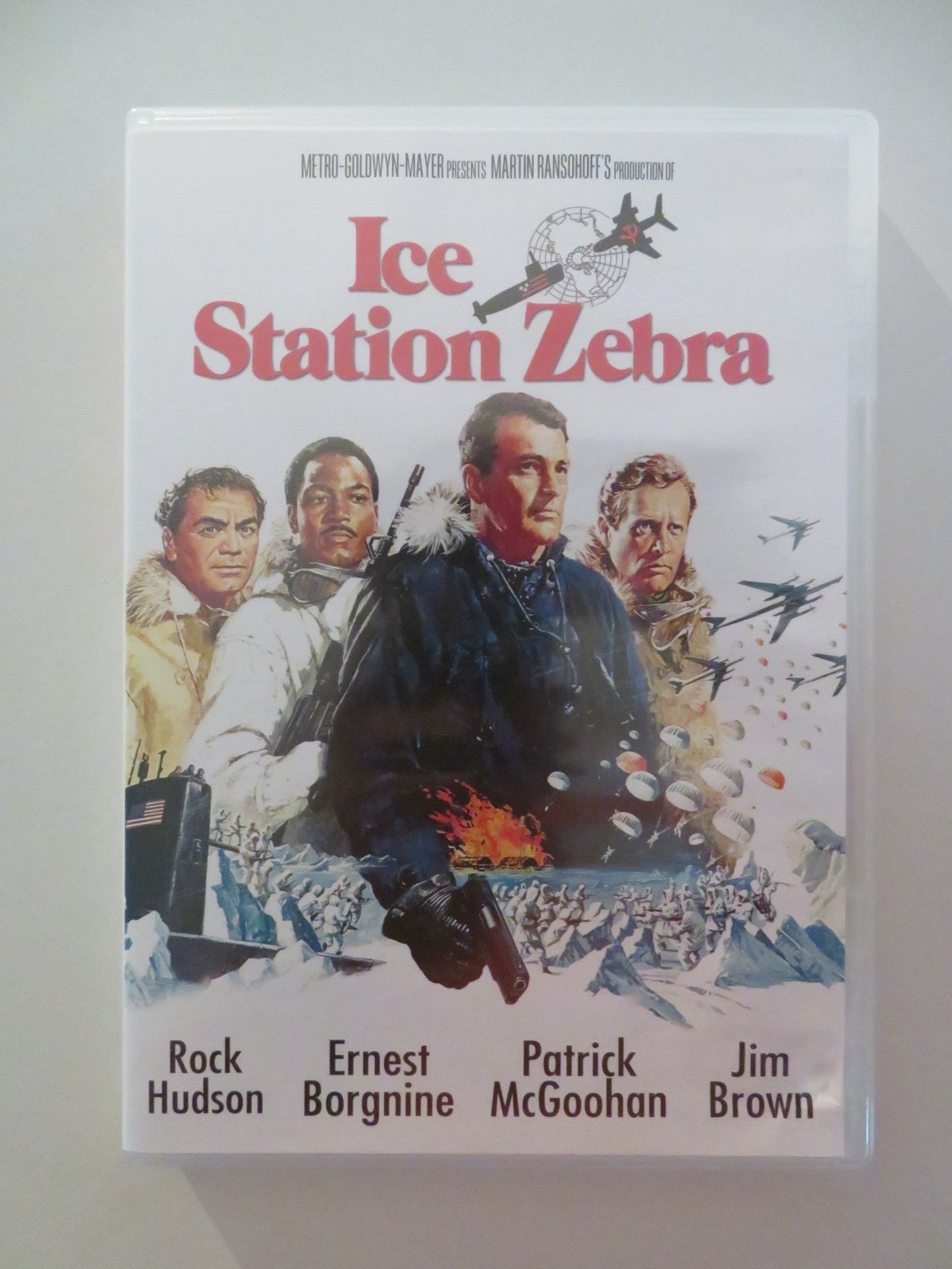 ICE STATION ZEBRA (DVD) ROCK HUDSON ERNEST BORGNINE 1968 REGION 2 Movie posters