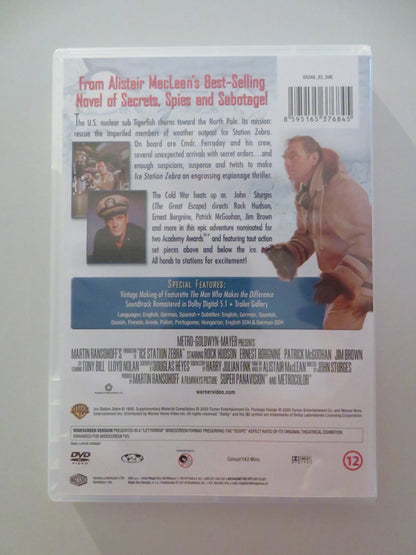 ICE STATION ZEBRA (DVD) ROCK HUDSON ERNEST BORGNINE 1968 REGION 2 Movie posters