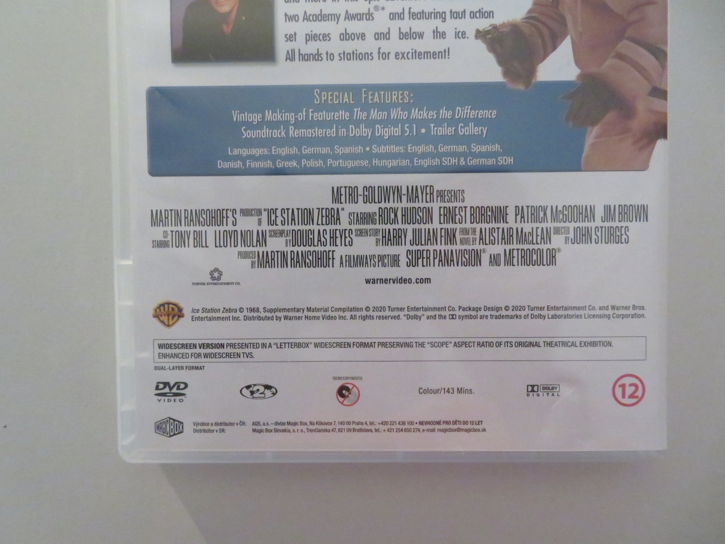 ICE STATION ZEBRA (DVD) ROCK HUDSON ERNEST BORGNINE 1968 REGION 2 Movie posters