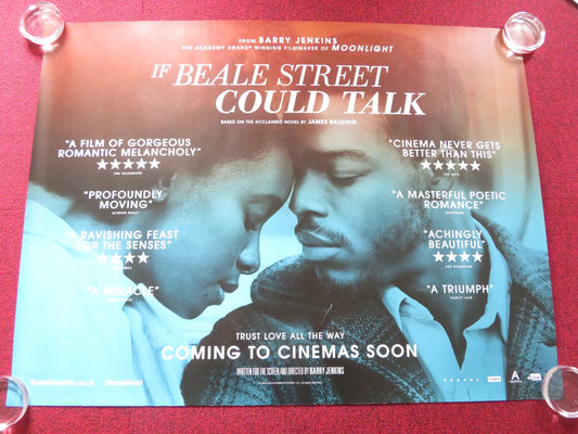 IF BEALE STREET COULD TALK UK QUAD ROLLED POSTER KIKI LAYNE STEPHAN JAMES 2018 Rendezvous Cinema Movie posters