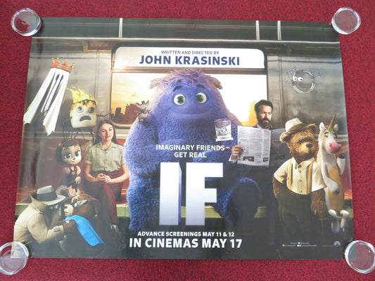 IF UK Quad Rolled Poster Ryan Reynolds Steve Carell 2024 Movie posters