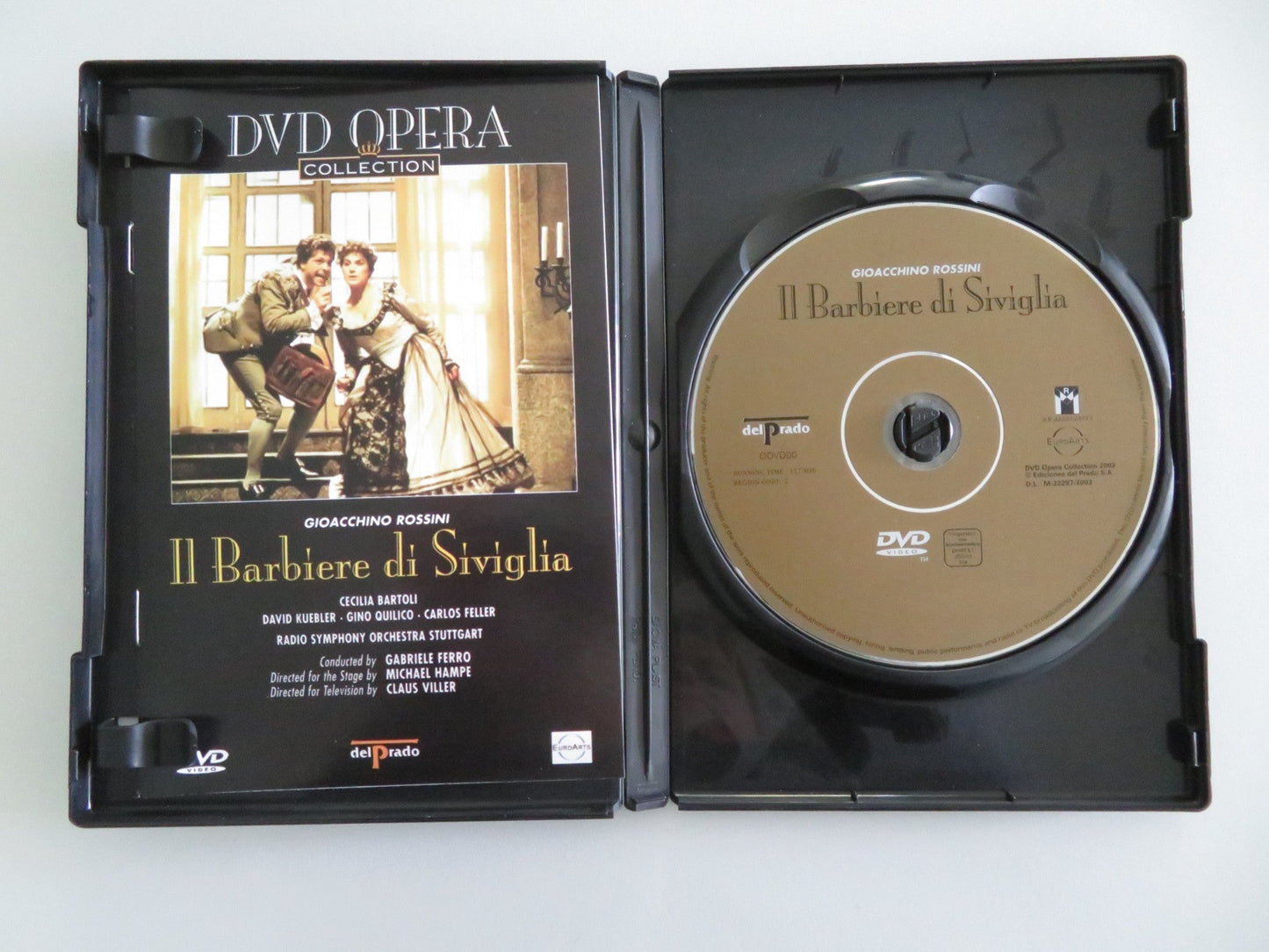 Il barbiere di Siviglia (DVD) Cecilia Bartoli Gino Quilico 1988 Region 2 Movie posters
