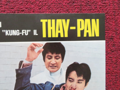 IL BRACCIO VIOLENTO DEL THAY - PAN ITALIAN FOTOBUSTA POSTER HOI WONG 1978 Rendezvous Cinema Movie posters