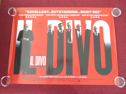 Il Divo UK Quad Rolled Poster Toni Servillo Anna Bonaiuto 2008 Movie posters
