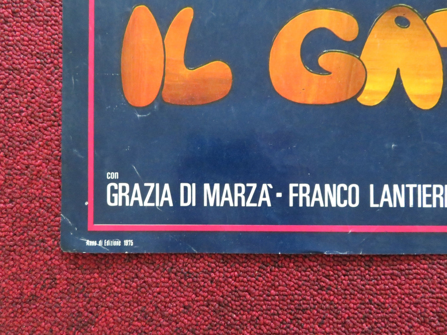 IL GATTO MAMMONE ITALIAN FOTOBUSTA POSTER LANDO BUZZANCA ROSSANA PODESTA 1975 Rendezvous Cinema Movie posters