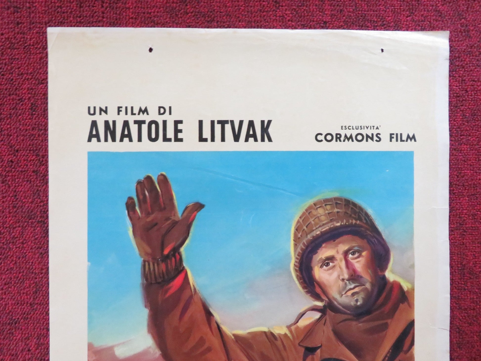 IL MAGNIFICO DISERTORE ITALIAN LOCANDINA POSTER KIRK DOUGLAS DANY ROBIN 1963 Rendezvous Cinema Movie posters