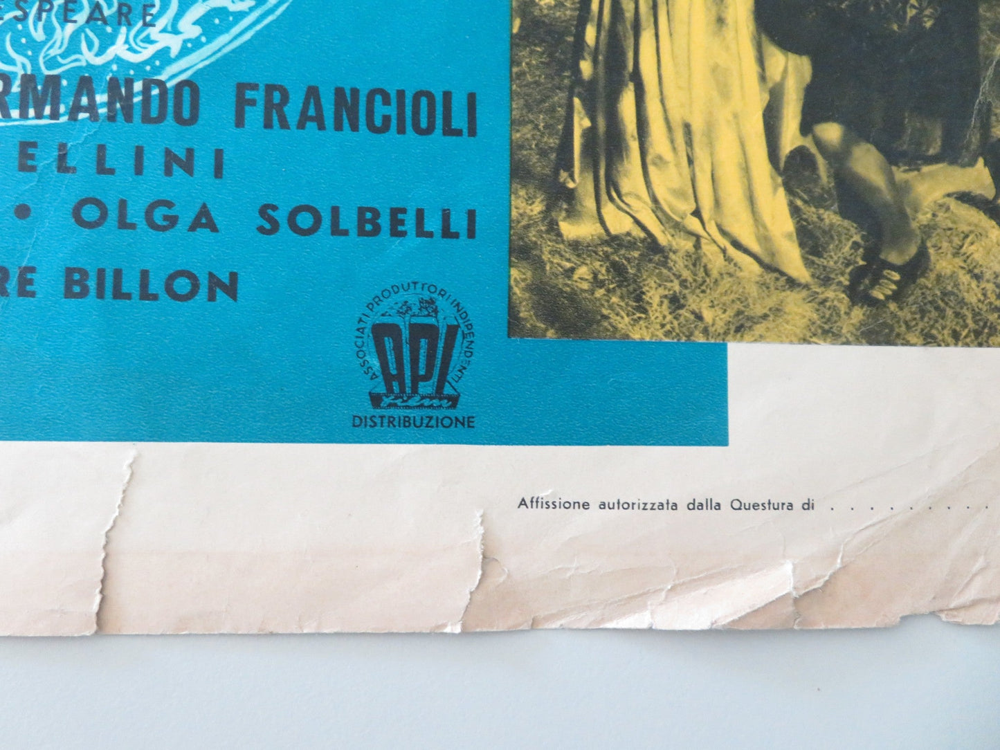 IL MERCANTE DI VENEZIA ITALIAN LOCANDINA POSTER MICHEL SIMON ANDREE DEBAR 1953 Movie posters