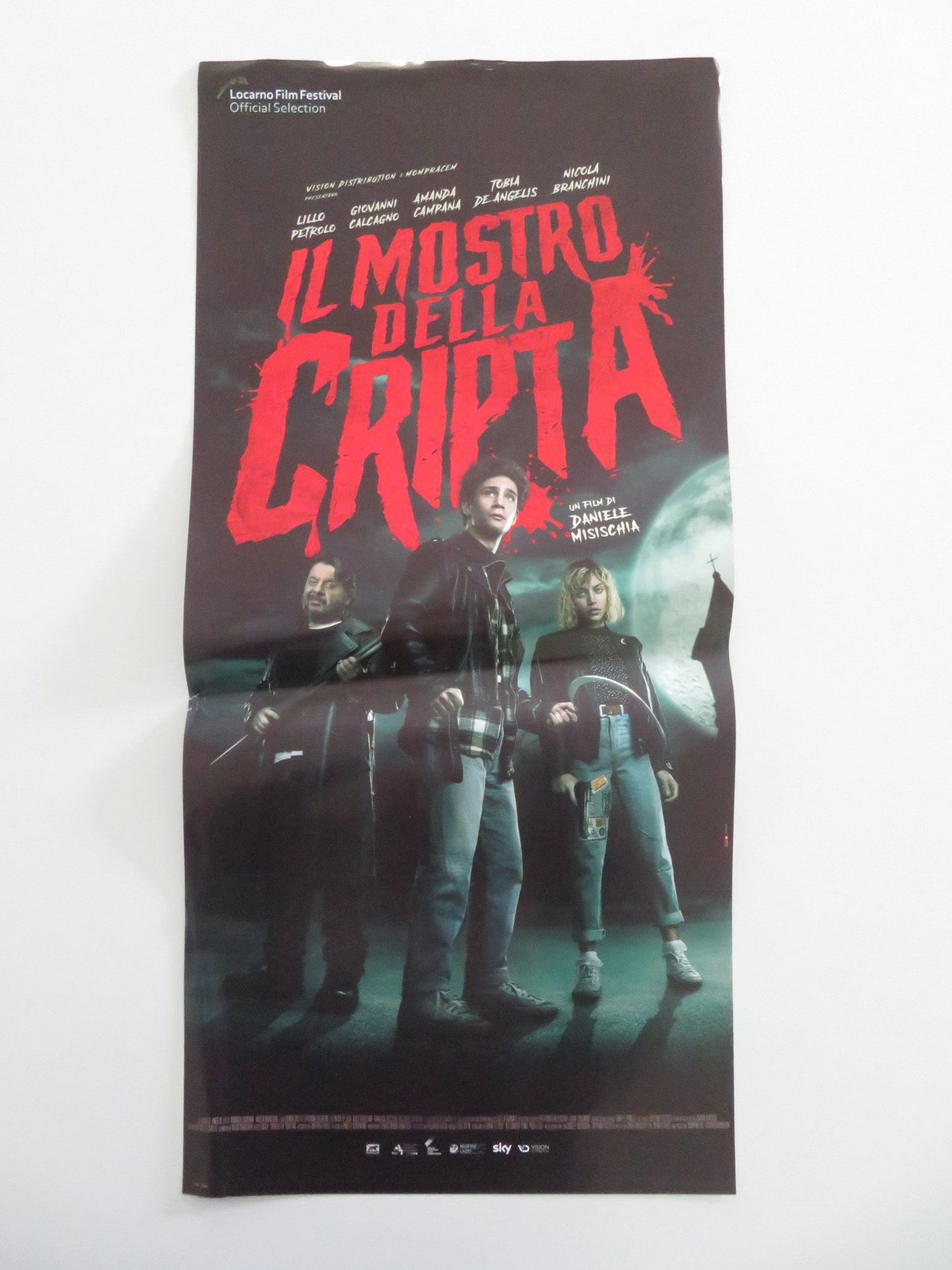 Il Mostro Della Cripta Italian Locandina Poster Tobia De Angelis Petrolo 2021 Movie posters