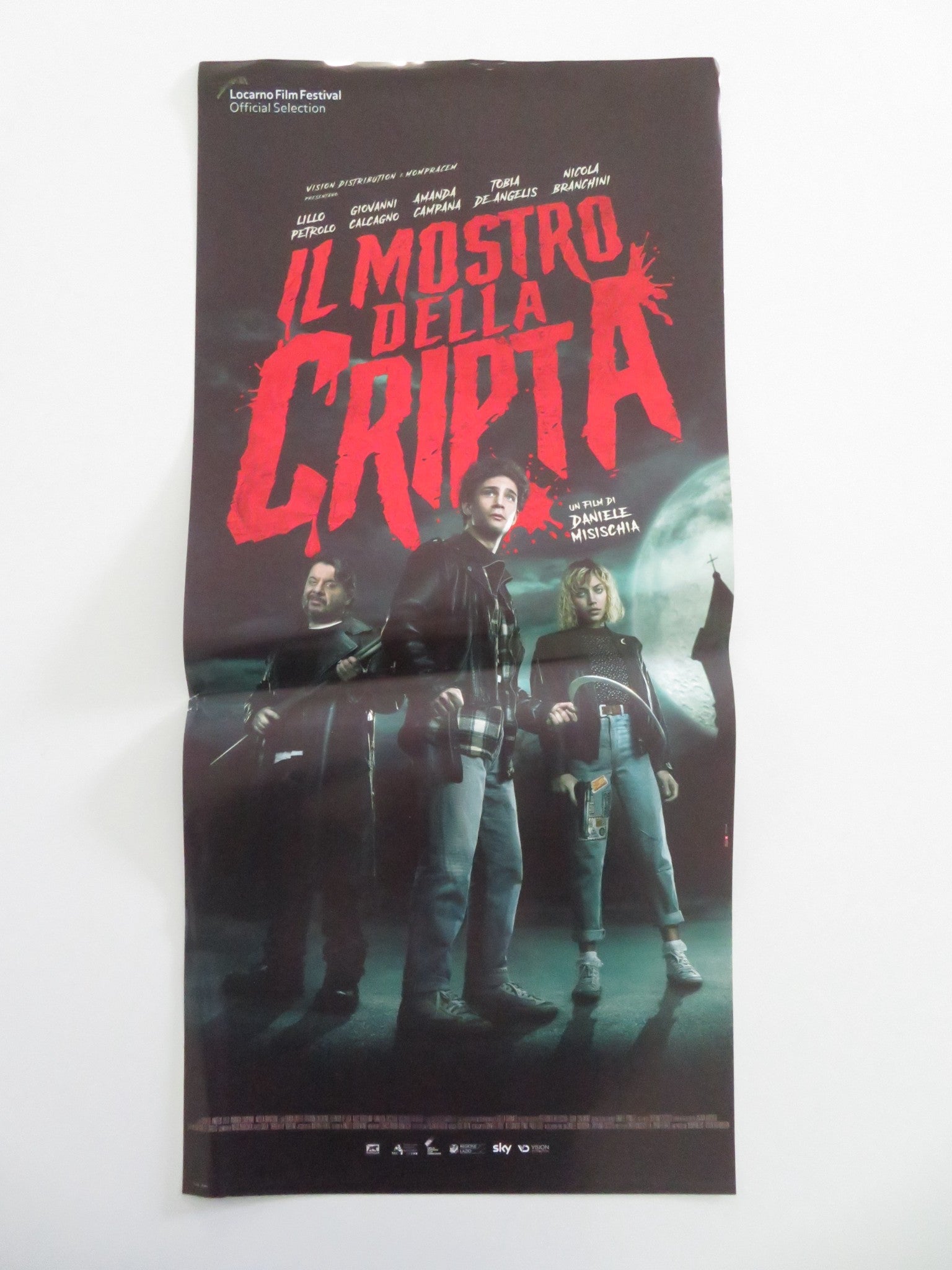 Il Mostro Della Cripta Italian Locandina Poster Tobia De Angelis Petrolo 2021 Movie posters