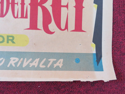 IL PRIGIONIERO DEL RE SPANISH POSTER DUMAS PIERRE CRESSOY ANDREE DEBAR 1954 Rendezvous Cinema Movie posters