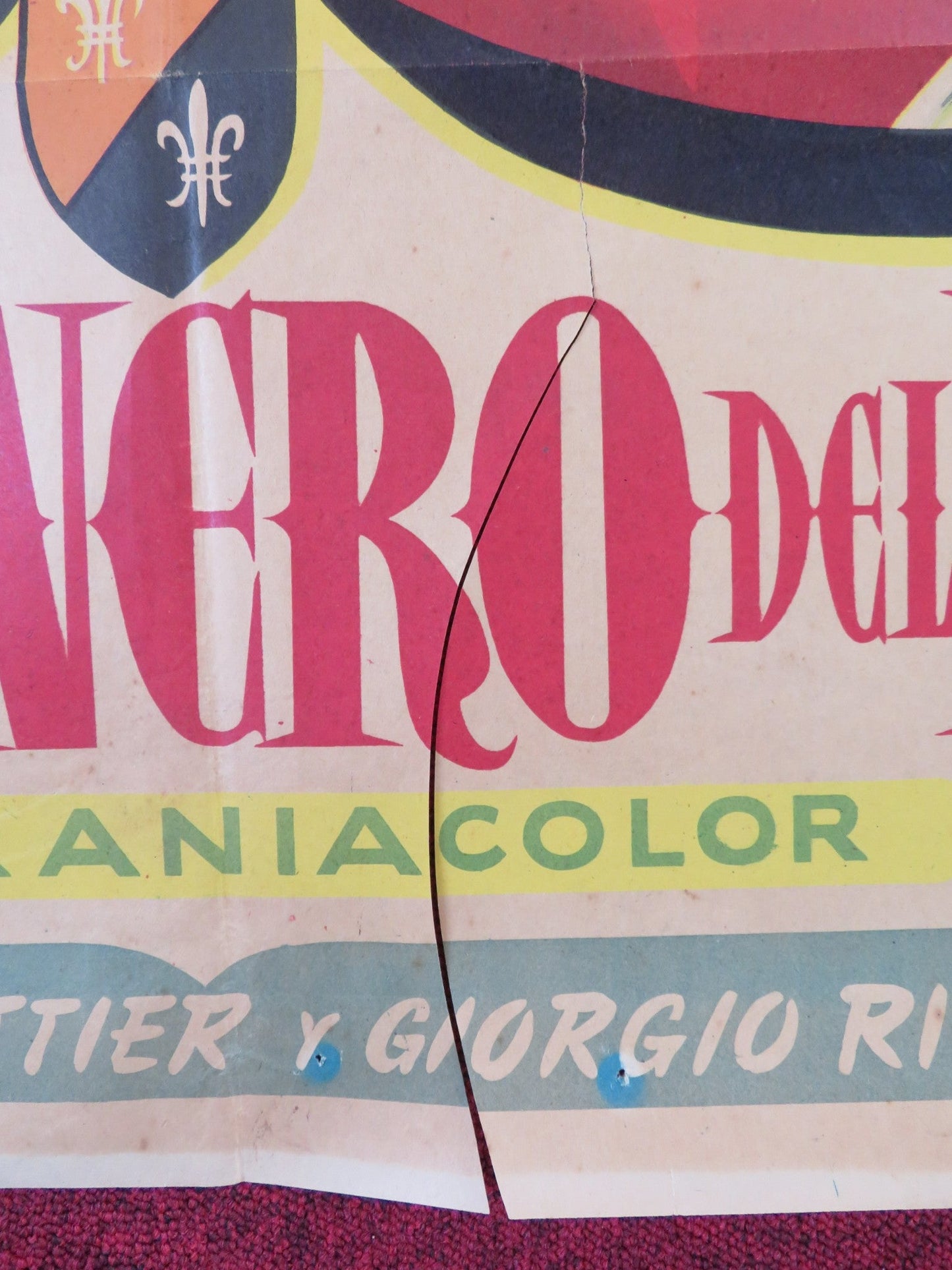 IL PRIGIONIERO DEL RE SPANISH POSTER DUMAS PIERRE CRESSOY ANDREE DEBAR 1954 Rendezvous Cinema Movie posters