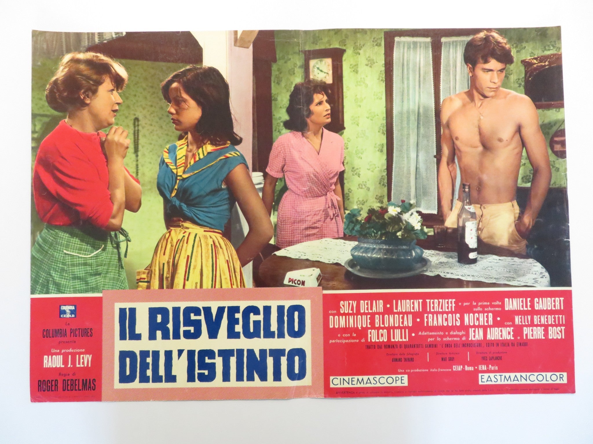 IL RISVEGLIO DELL'ISTINTO - E ITALIAN FOTOBUSTA POSTER SUY DELAIR TERZ ...