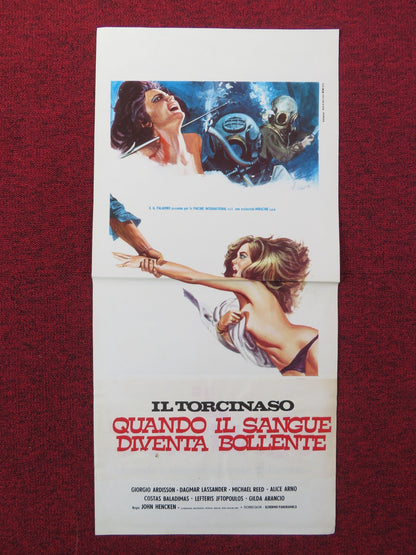 IL TORCINASO ITALIAN LOCANDINA POSTER GEORGE ARDISSON DAGMAR LASSANDER 1975 Rendezvous Cinema Movie posters