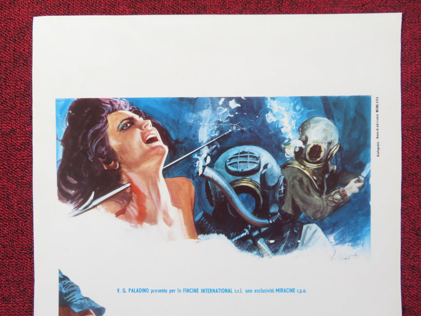 IL TORCINASO ITALIAN LOCANDINA POSTER GEORGE ARDISSON DAGMAR LASSANDER 1975 Rendezvous Cinema Movie posters