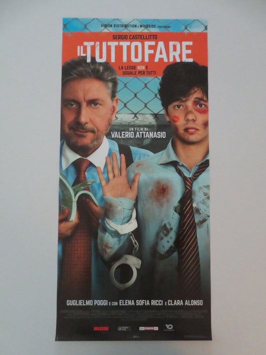 IL TUTTOFARE ITALIAN LOCANDINA POSTER SERGIO CASTELLITTO GUGLIELMO POGGI 2018 Movie posters