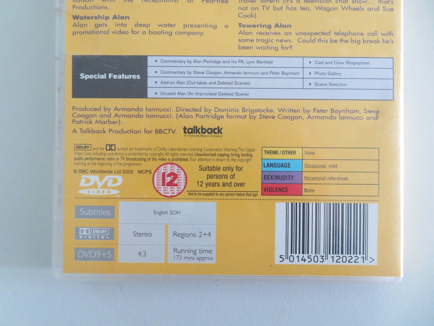 I'm Alan Partridge - Season 1 (DVD) Steve Coogan 1997 Region 2, 4 Movie posters