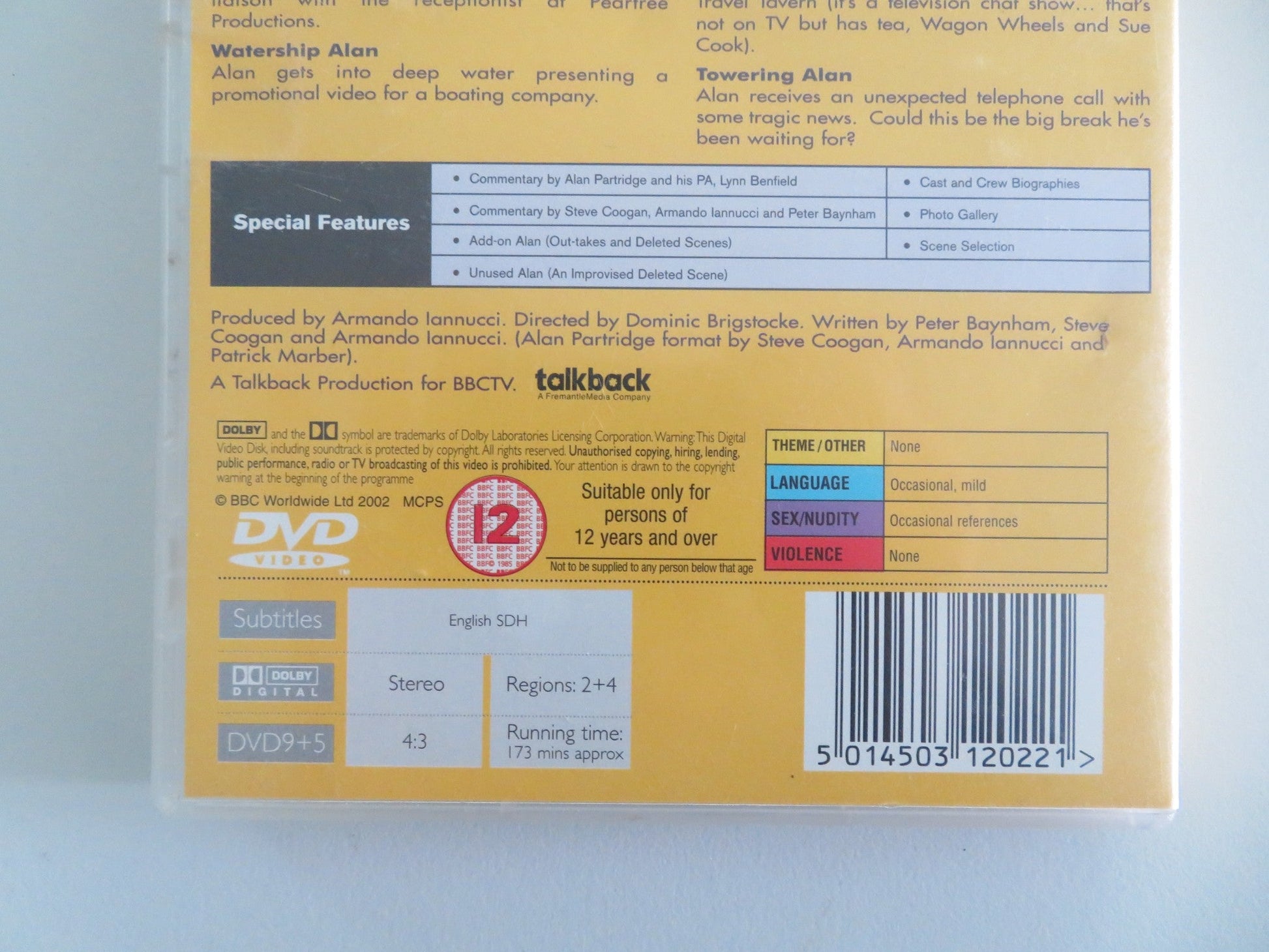 I'm Alan Partridge - Season 1 (DVD) Steve Coogan 1997 Region 2, 4 Movie posters