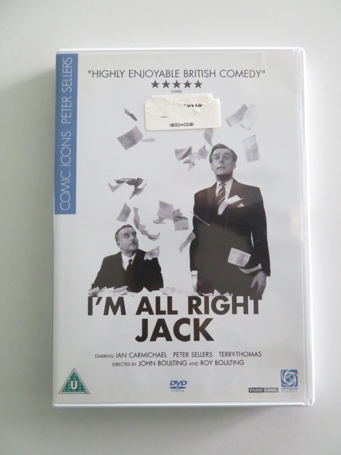 I'M ALL RIGHT JACK (DVD) PETER SELLERS IAN CARMICHAEL 1959 REGION 2 Rendezvous Cinema Movie posters