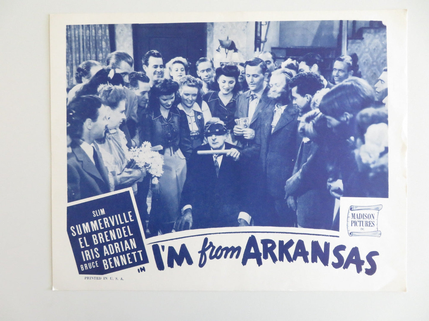 I'M FROM ARKANSAS - A LOBBY CARD SLIM SUMMERVILLE EL BRENDEL 1944 Rendezvous Cinema Movie posters