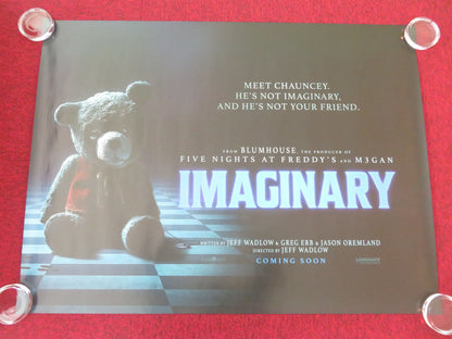 Imaginary UK Quad Rolled Poster DeWanda Wise Taegen Burns 2024 Movie posters