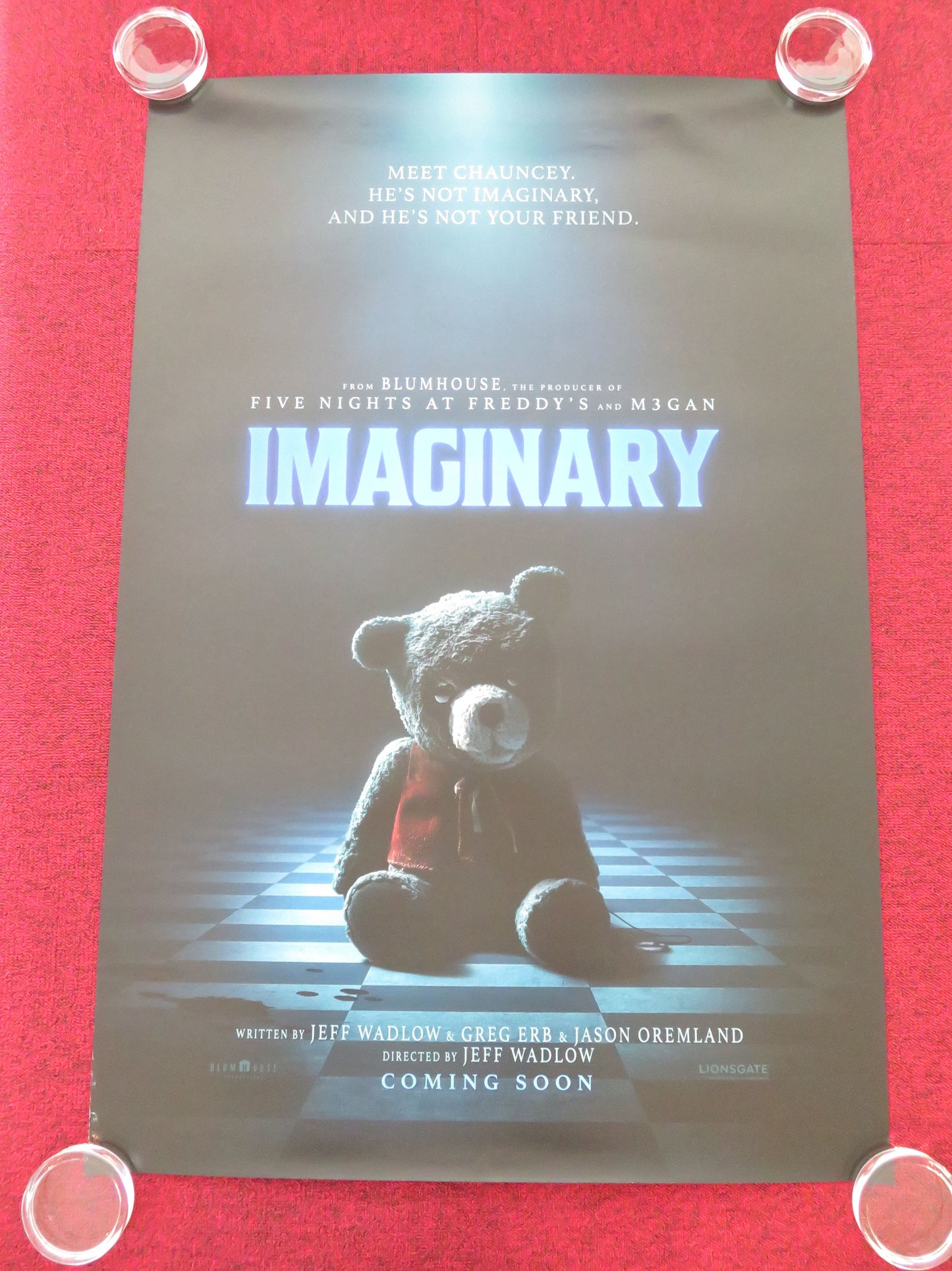 Imaginary US One Sheet Rolled Poster DeWanda Wise Taegen Burns Pyper Braun 2024 Movie posters