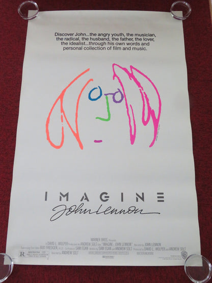 IMAGINE: JOHN LENNON US ONE SHEET ROLLED POSTER JOHN LENNON PAUL MCCARTNEY 1988 Movie posters