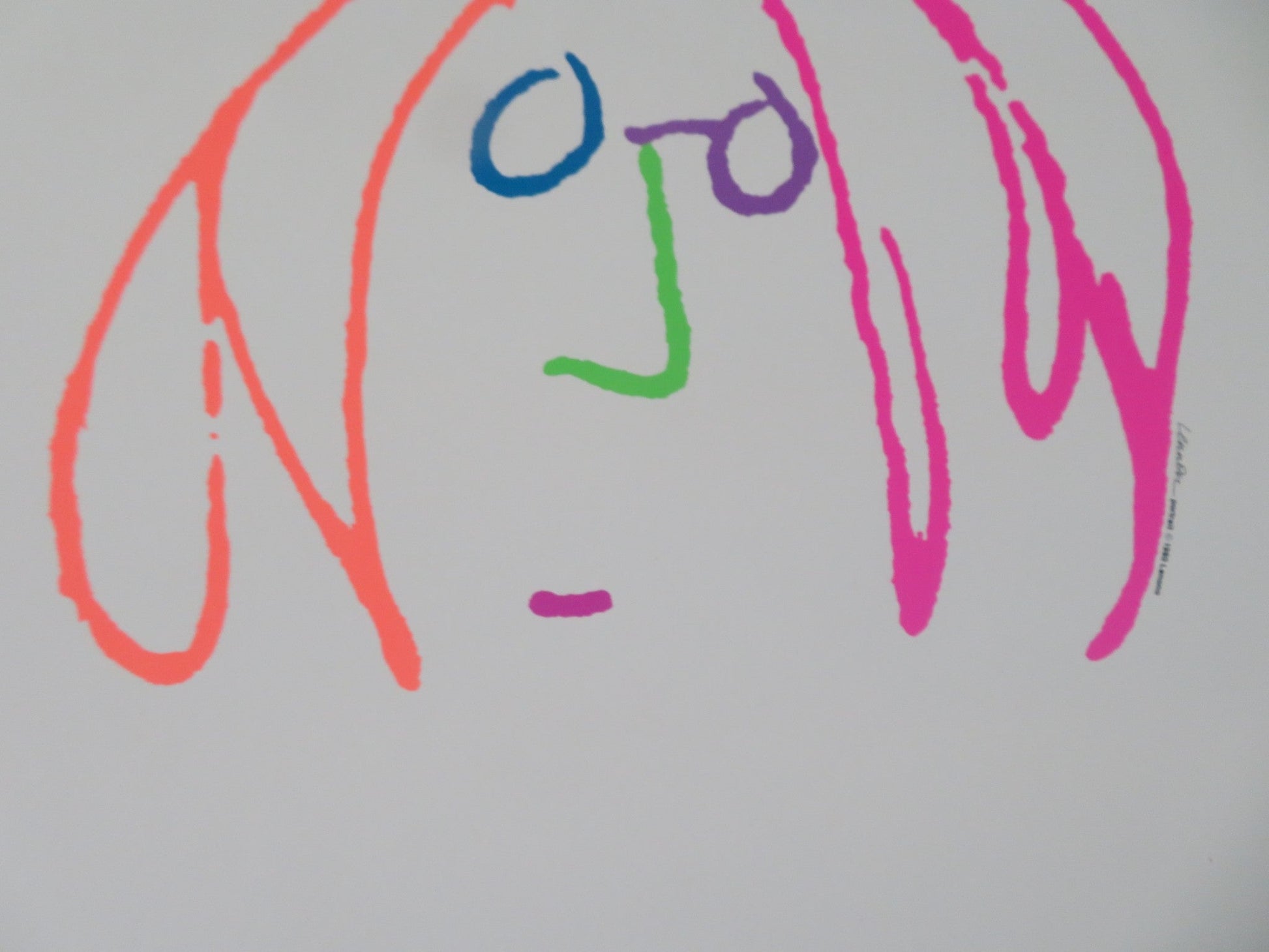 IMAGINE: JOHN LENNON US ONE SHEET ROLLED POSTER JOHN LENNON PAUL MCCARTNEY 1988 Movie posters