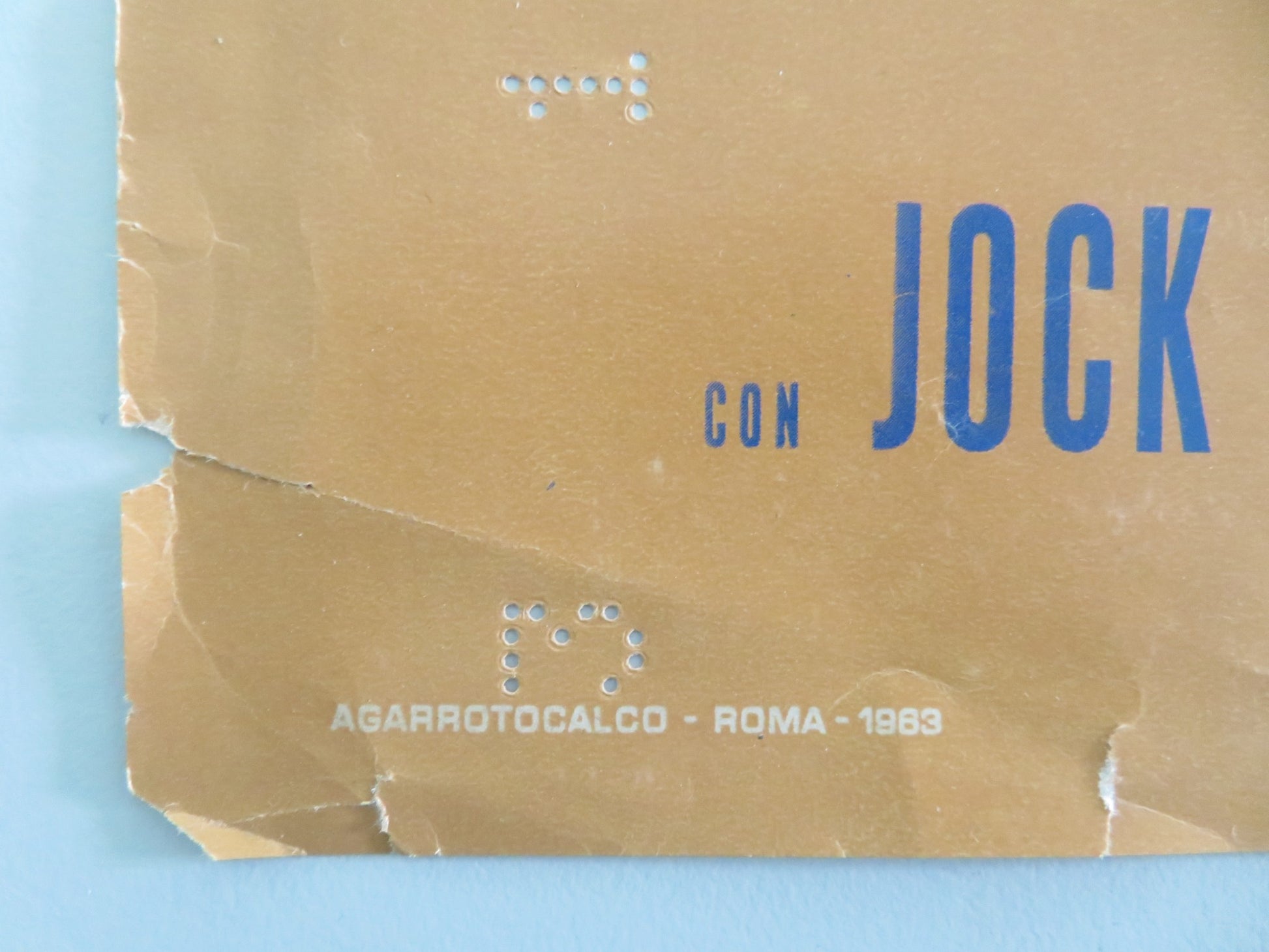 TARZAN'S THREE CHALLENGES ITALIAN FOTOBUSTA POSTER J. MAHONEY WOODY STRODE 1963 - Rendezvous Cinema