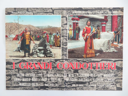 THE GREAT LEADERS - E ITALIAN FOTOBUSTA POSTER ANTON GEESINK IVO GARRANI 1965 - Rendezvous Cinema
