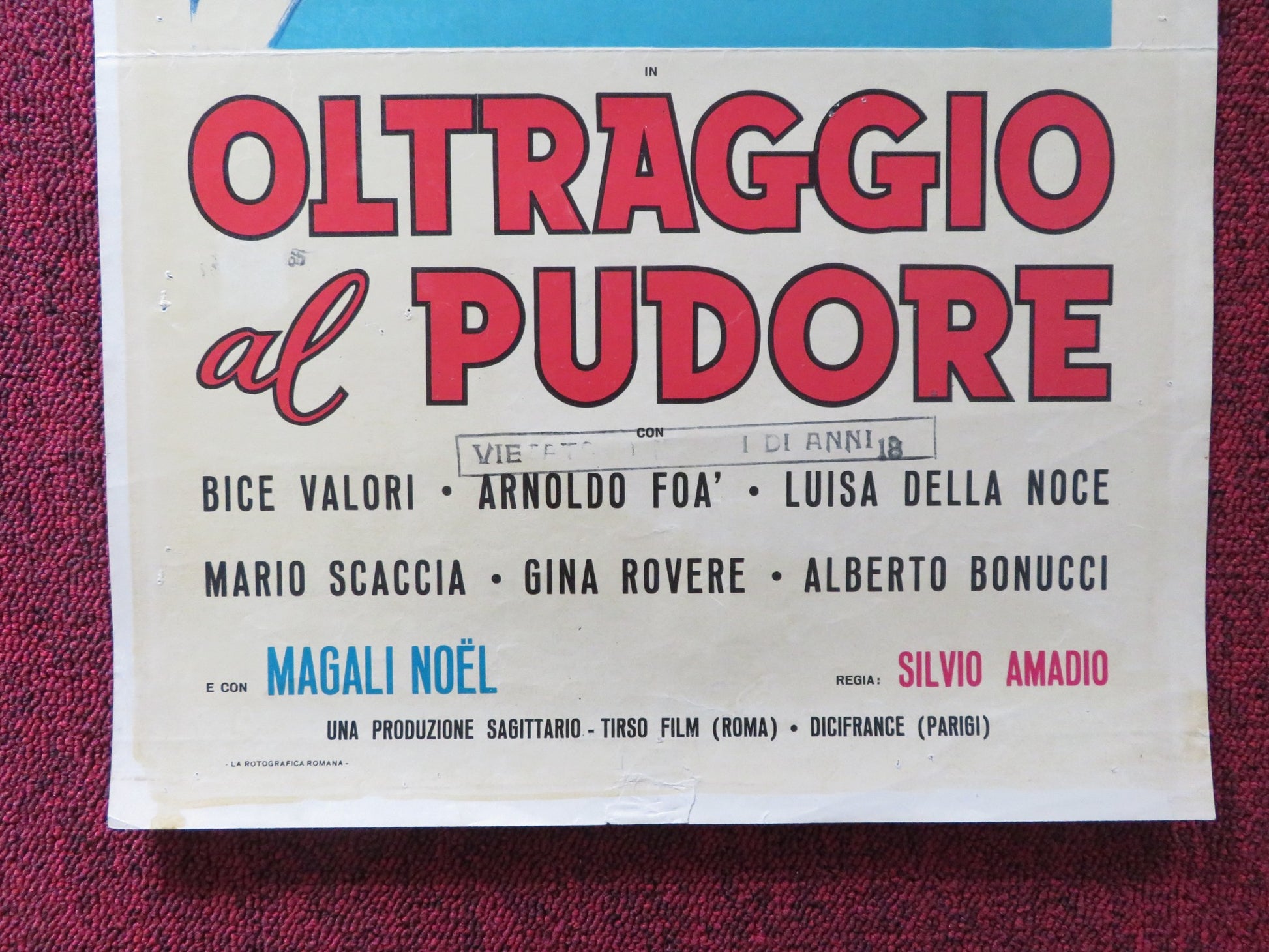 ALL THE OTHER GIRLS DO! ITALIAN LOCANDINA POSTER FOLCO LULLI JACQUES PERRIN 1964 - Rendezvous Cinema