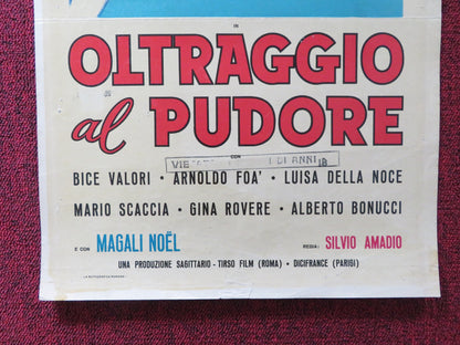 ALL THE OTHER GIRLS DO! ITALIAN LOCANDINA POSTER FOLCO LULLI JACQUES PERRIN 1964 - Rendezvous Cinema
