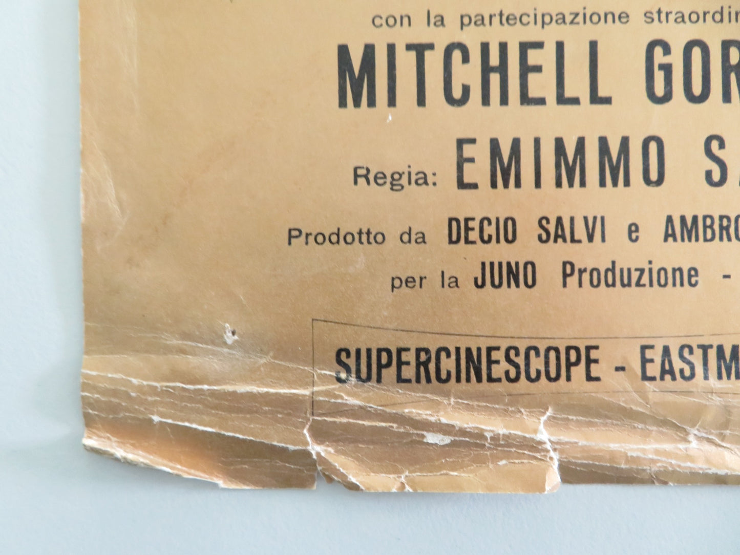 VULCANO FIGLIO DI GIOVE - A ITALIAN FOTOBUSTA POSTER BELLA CORTEZ 1962 - Rendezvous Cinema