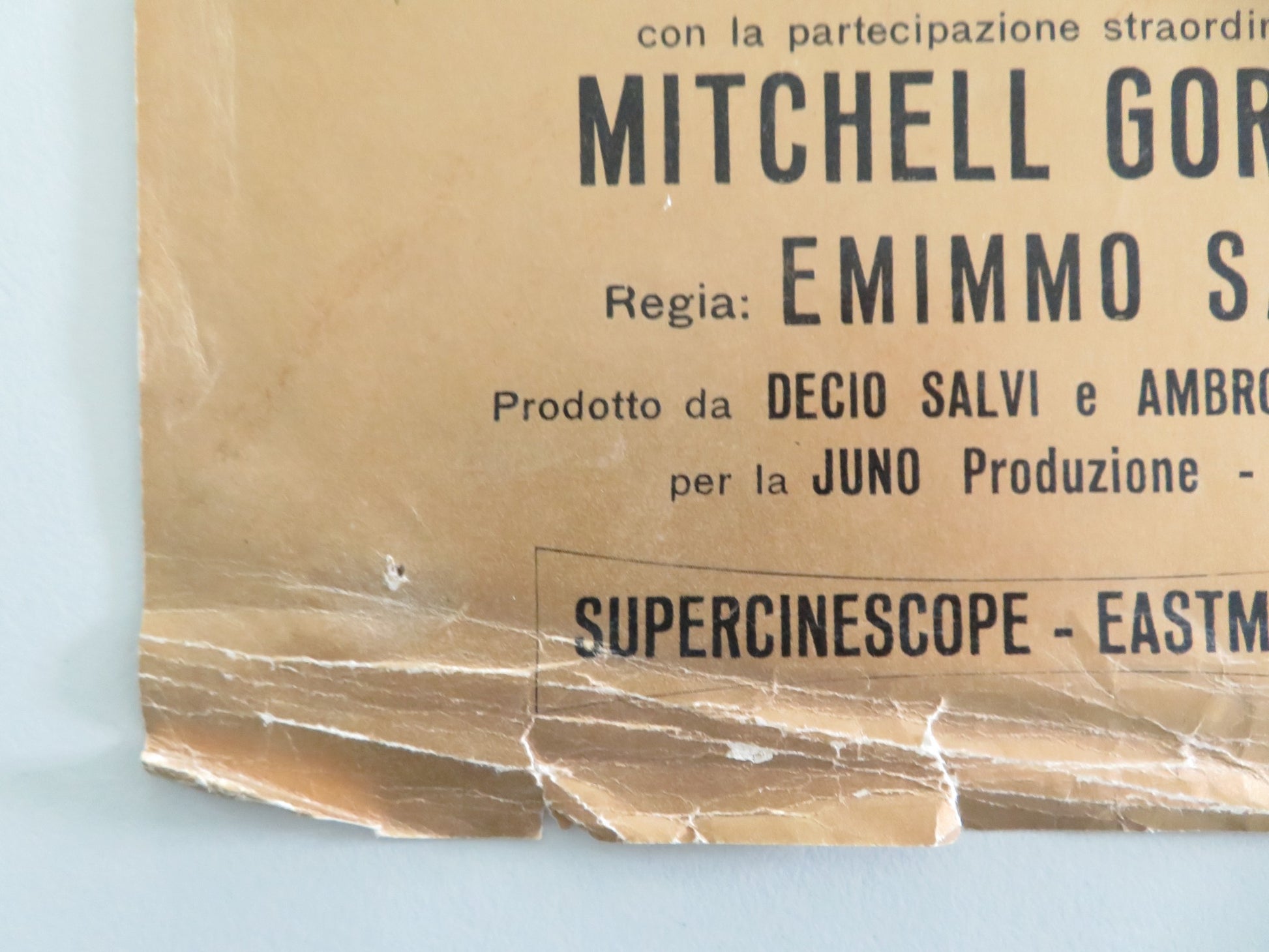 VULCANO FIGLIO DI GIOVE - A ITALIAN FOTOBUSTA POSTER BELLA CORTEZ 1962 - Rendezvous Cinema