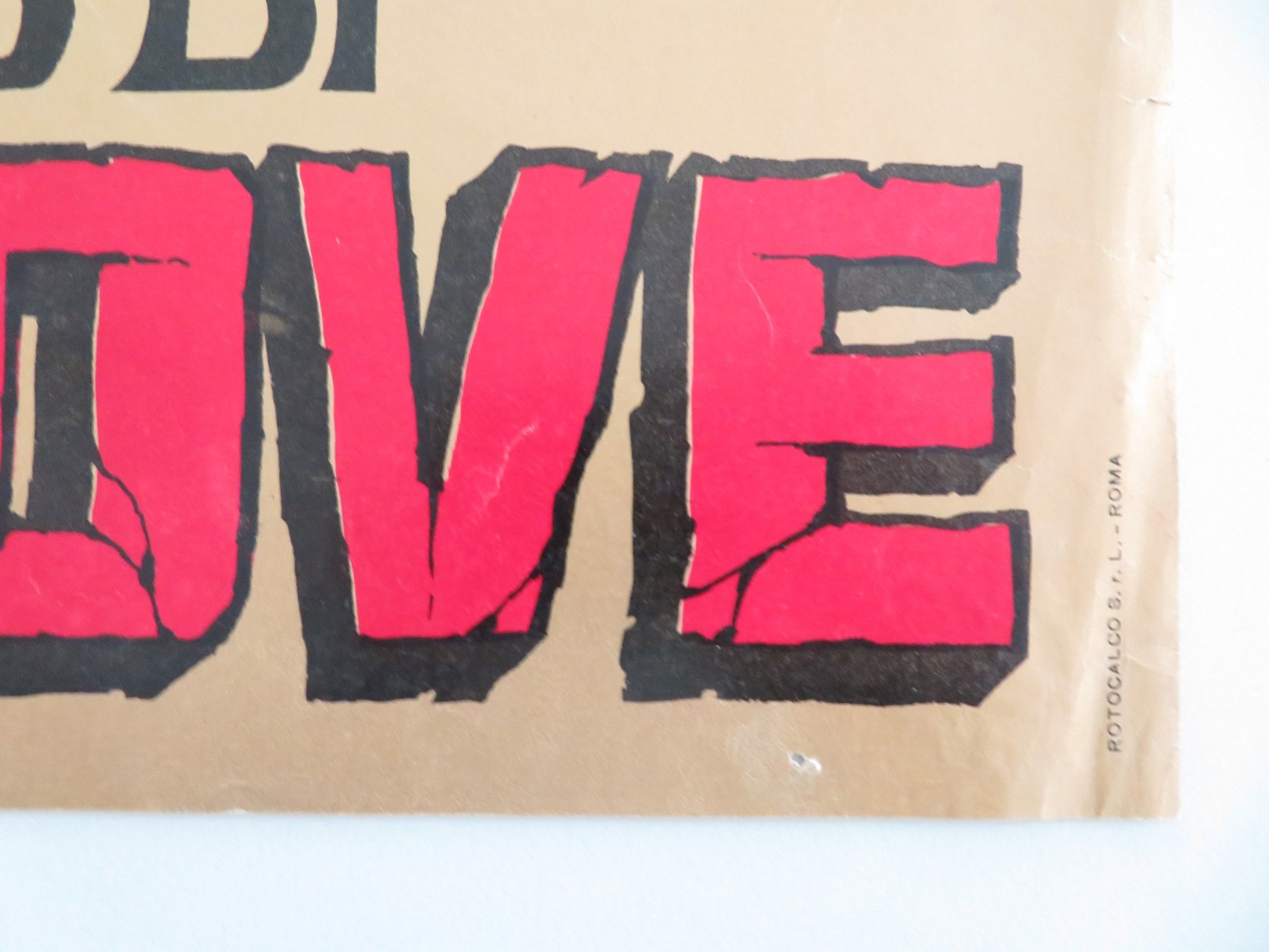 VULCANO FIGLIO DI GIOVE - A ITALIAN FOTOBUSTA POSTER BELLA CORTEZ 1962 - Rendezvous Cinema