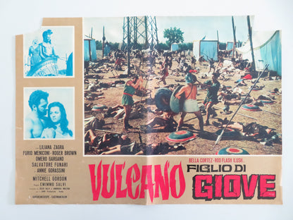 VULCANO FIGLIO DI GIOVE - D ITALIAN FOTOBUSTA POSTER BELLA CORTEZ 1962 - Rendezvous Cinema