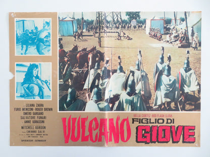 VULCANO FIGLIO DI GIOVE - E ITALIAN FOTOBUSTA POSTER BELLA CORTEZ 1962 - Rendezvous Cinema